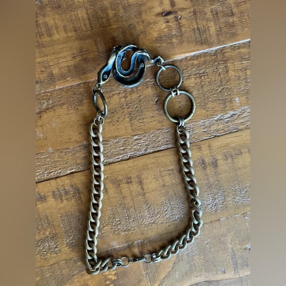 🐍 Angel Court  Snake Choker Necklace Antique Brass 17” - Picture 13 of 13